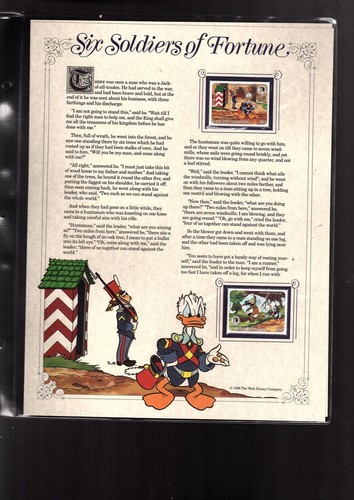 Disney Grimm's Fairy Tales Panel Collection Postal Stamp Book 14 Stamps (bb17 - Picture 7 of 16