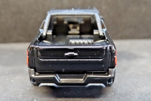 BLACK SILVERADO EV RST TRUCK; HOT WHEELS DIECAST SCALE MODEL CAR NEW ON CARD - Picture 9 of 18