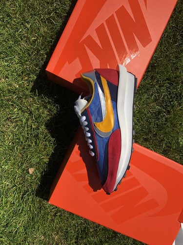 Nike X Sacai LDWAFFLE - Blau - IN HAND - EU 44 - US 10 - Sneakernstuff - Bild 9 von 12