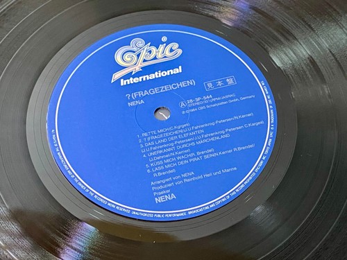 NENA - ? (Fragezeichen) JAPAN PROMO LP EPIC/SONY 28-3P-544 obi EX+ - Picture 4 of 6