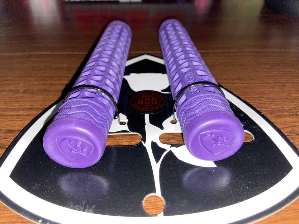 SUBROSA SAWTOOTH GRIPS + BAR ENDS GT HARO SE CULT KINK RANT SHADOW PURPLE NEW - Image 4 of 4