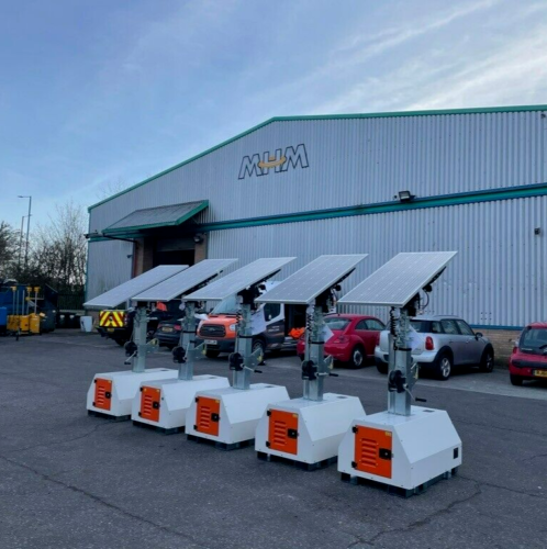 SOLAR Lighting Tower 5.5 m LED / CCTV Tower - Used, + VAT - Picture 3 of 7