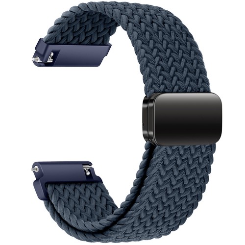 20 22mm Magnetic Nylon Strap Sport Wrist Watch Band Replacement Braided Bracelet - Picture 126 of 164