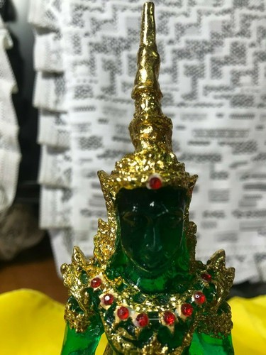 PHRA KAEW MORAKOT TEMPORADAS BUDDHA PROTEGER TAILANDÉS RICO AMULETO MÁGICO DIABLO VERDE AMOR - Imagen 7 de 12
