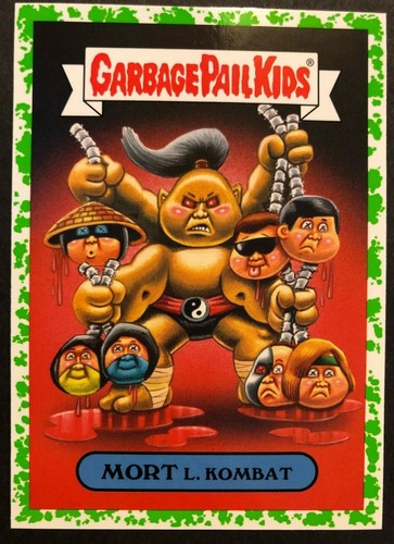 Garbage Pail Kids GPK 2019 We Hate the 90s *GREEN* Sticker/Card *Pick One* - Picture 132 of 223
