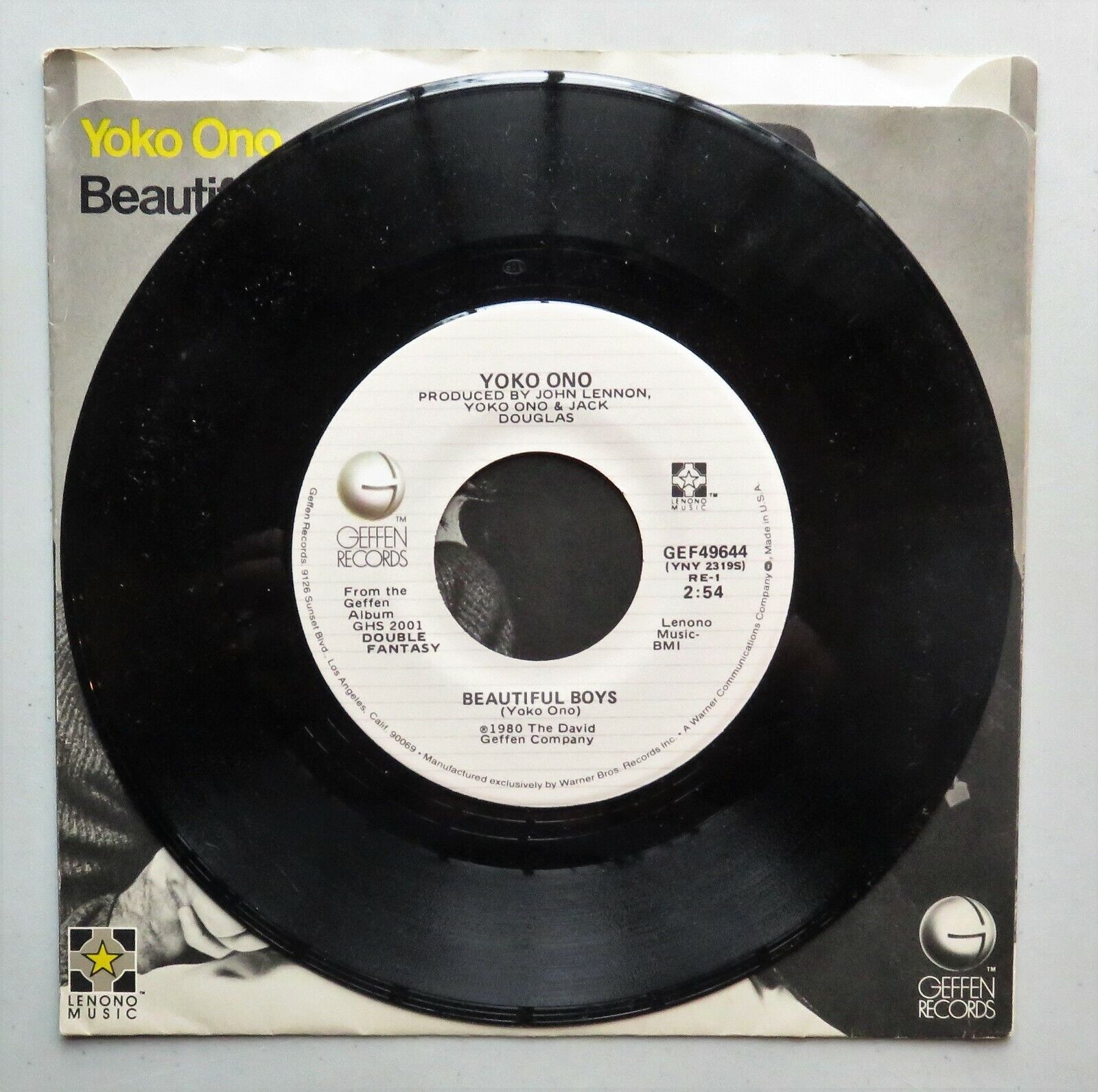 John Lennon Woman / Beautiful Boys 45 Single