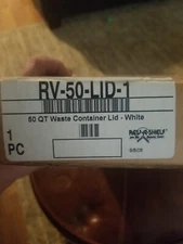 Rev-A-Shelf 50 qt. Trash Can Replacement Lid White (Lid Only) RV-50-LID-1-40 F4