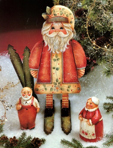 Patrones de pintura decorativos de Papá Noel Sampler Book 2 de Elaine Thompson - Imagen 2 de 7