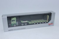 Herpa 958585 Man Tgx Gm Semitieflade Sattelzug + Rampen Geiger 1:87 H0 Neu Ovp