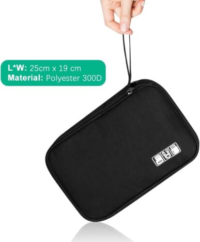 Travel Cable Bag Organizer Charger Storage Electronics USB Case Cord Accessories - Picture 5 of 7