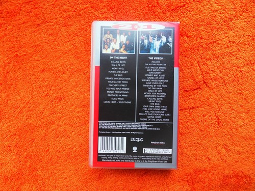 DIRE STRAITS - ON THE NIGHT / THE VIDEOS - VHS music video tape cassette - Picture 4 of 5