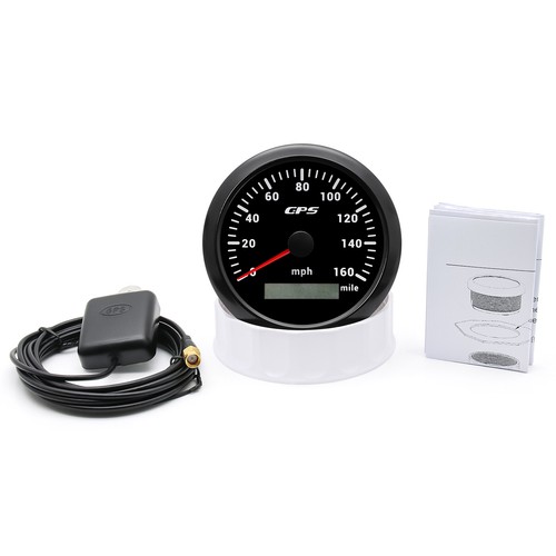 6 Gauge Set 85mm GPS Speedometer 0-160MPH&tTacho 0-8000RPM With Sensor For Boat  - Imagen 24 de 24