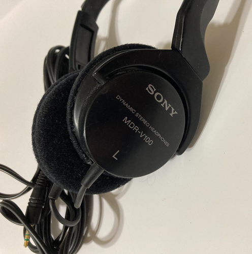 Sony MDR-V100 Dynamic Stereo Headphones Wired & Padded on Ear Tested Working - Picture 2 of 4