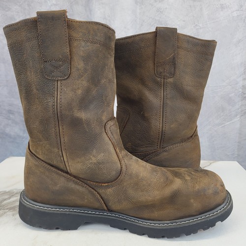 Wolverine Floorhand Waterproof Western Work Boots Men's 13 EW Brown - Picture 11 of 19