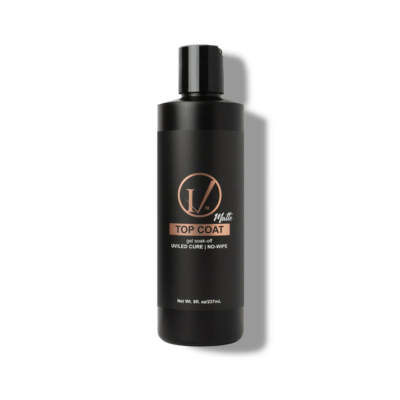 Ivanca Brand Gel Soak-Off LED/UV Cure Top Matte Coat 8oz New Product 2023