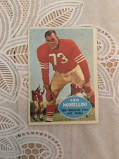 VINTAGE 1960 TOPPS LEO NOMELLINI #121 VG OLD SAN FRANCISCO 49ERS