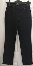 Lee Relaxed Fit Straight Leg  Women's Jeans Size 4Medium  W29 L31 Black