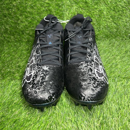 Under armour Blur Smoke Suede 2 Football Cleats Mens 13 Black 3027978 001 - Picture 3 of 6