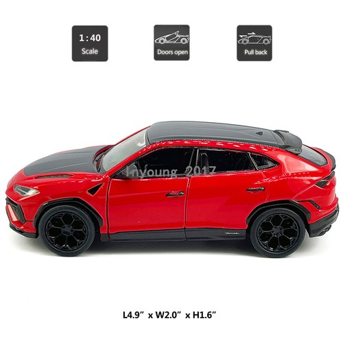 1:40 Lamborghini Urus Performante Model Car Diecast Toy Cars Toys for Boys Red - Picture 2 of 12