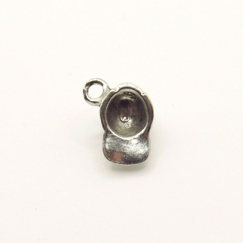 Baseballkappe - Bleifrei Silber Farbe Zinn Charm 15mm x 11mm - Bild 2 von 2