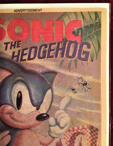 SONIC THE HEDGEHOG Mini Comic Book PROMO 1991 RARE Bagged & Boarded NEW - Picture 5 of 7