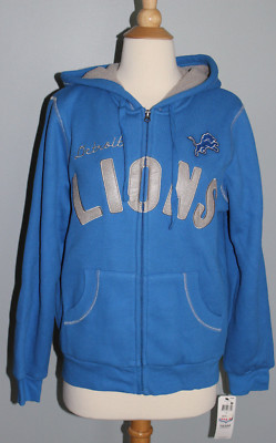 detroit lions zip up sweatshirt