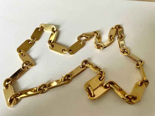 PLÄTTCHEN KETTE 750 /18 KARAT GOLD PLATTENKETTE 113 Gramm - Bild 7 von 7