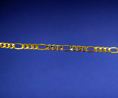 14K Gelbgold Figaro Halskette Armband Kette Italienisch Echt 1,5mm-12mm 7"-30" - Bild 12 von 13