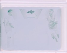 2022 Leaf Vivid Soccer BUKAYO SAKA GABRIEL JESUS Black Base Printing Plate 1/1