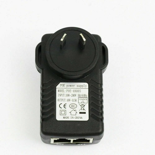 48V 0.5A Wall Plug POE Injector Ethernet Adapter IP Phone Camera Power Supply - Picture 14 of 14