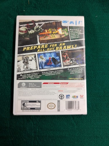 Teenage Mutant Ninja Turtles Smash Up (Wii,2009) Ubisoft nuovo sigillato - Foto 7 di 7