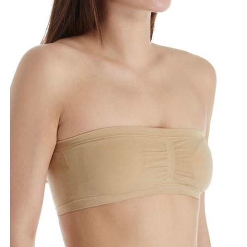 Maidenform Girls' 247026 Seamfree Bandeau Bra Nude Underwear Size M - Picture 1 of 2