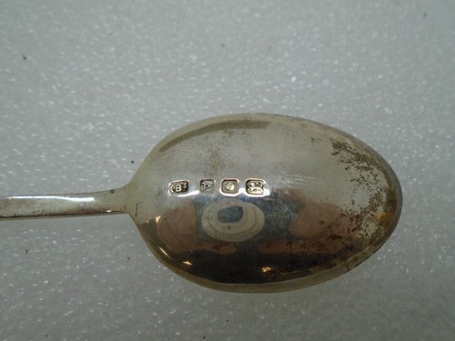 Pair Of Solid Silver George VI Coronation Teaspoons May 12 1937 - Picture 3 of 6