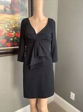 Designer RED VALENTINO Italy Black Ronte Sheath Dress Sz 38 US XS 0-2 Beautiful!