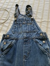 vintage Old Navy Boys Girls Denim Overalls 4 5