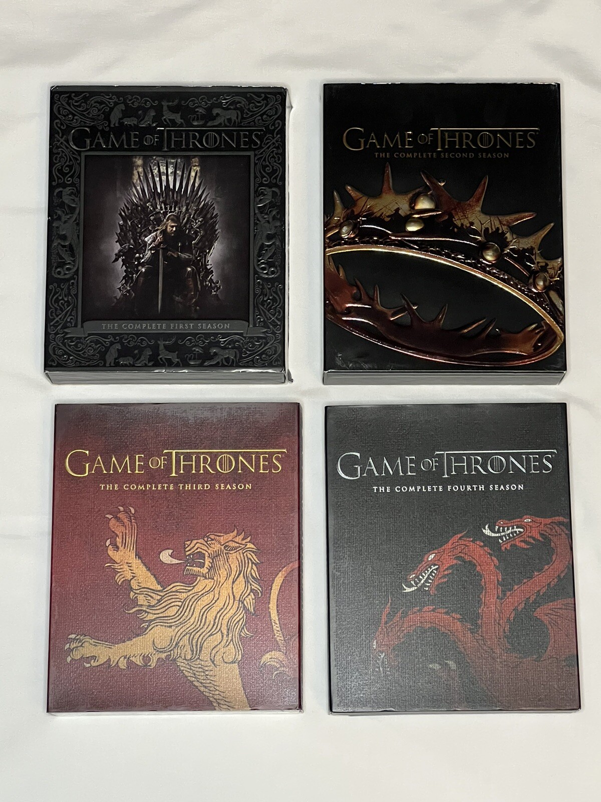 Game of Thrones Seasons 1-4 Blu-Ray Complete Set Tested Good Condition  -image