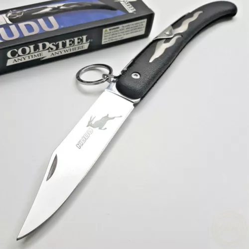 Cold Steel Kudu Folding Knife 4.25" 5Cr15MoV Steel Blade Zytel/Stainless Handle