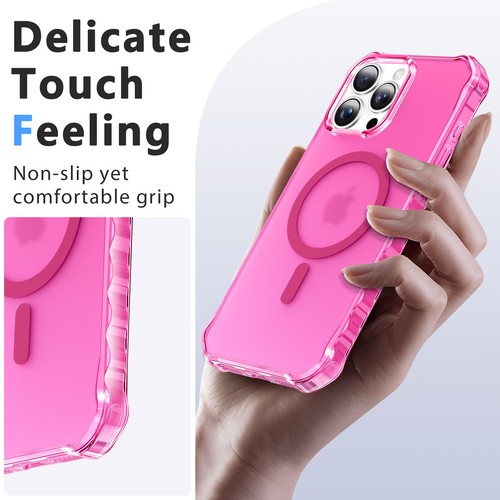 Funda delgada de goma TPU suave magnética a prueba de golpes 15 14 13 12 para iPhone 16 Pro Max - Imagen 45 de 49