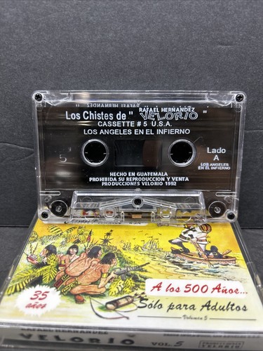 RAFAEL HERNANDEZ “VELORIO” LOS CHISTES DE 1992 CASSETTE VOL. 5 - Picture 4 of 6