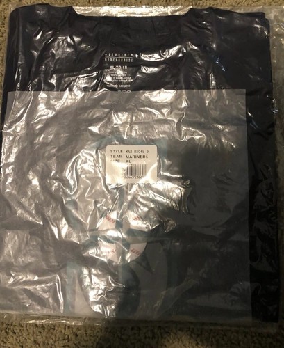 Outerstuff MLB Seattle Mariners Boys Logo Short Sleeve Tee, Athletic Navy Sz 18 - Picture 2 of 2