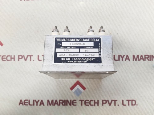 Cii technologies 410dcx-b wilmar undervoltage relay - Picture 4 of 6