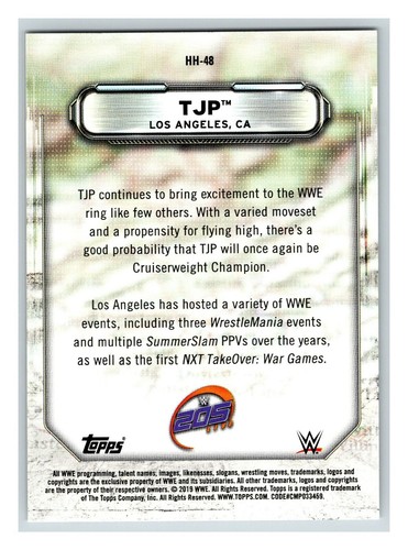 2019 Topps WWE RAW w/ Hometown Heroes & Bronze - Pick One - Fill Your Set - Picture 311 of 383