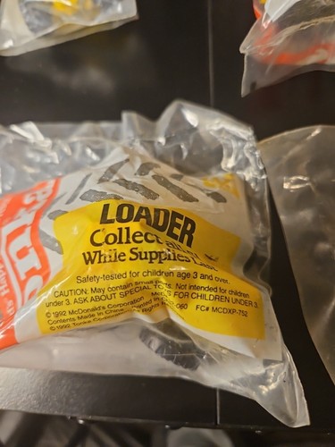 Tonka 1992 McDonalds Happy Meal Toy Truck Front end Loader # 5 Sealed - Picture 3 of 5