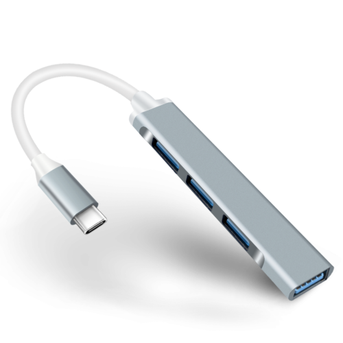 Dbit 4-in-1 USB 3.0 Hub Splitter Mini Hub Type-C Docking Station - Picture 7 of 27