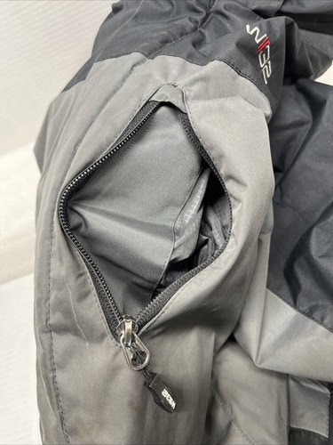 Chaqueta con cremallera 32 Degrees impermeable para hombre negra/gris talla XL - Imagen 7 de 8