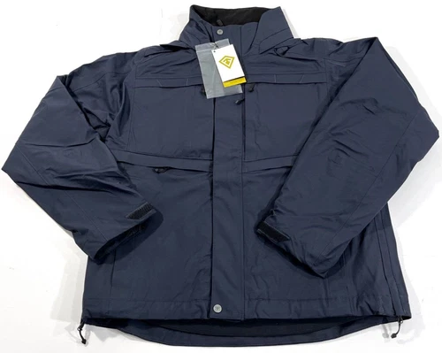 NWT FIRST TACTICAL MENS TACTIX SYSTEM JACKET MIDNIGHT NAVY 118502 SMALL REGULAR - product listing photo