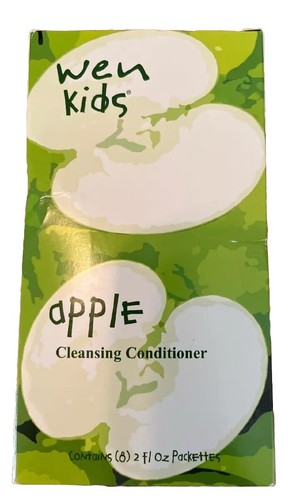 Wen Kids Apple Cleansing Conditioner New Contains (8) 2 fl oz Packets Chaz Dean