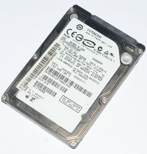 Hitachi 320GB 5400RPM 5K500.B-320 HTS545032B9A300 2.5" SATA HDD MLC DA2959 - Picture 5 of 7