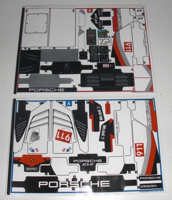 LEGO Technic 42096 Porsche 911 RSR Race Car Le Mans AUFKLEBER STICKER Decals