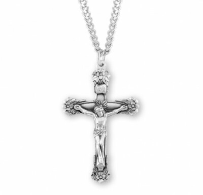 925 Sterling Silver Religious INRI Crucifix Charm Pendant 925 Sterling Silver Religious INRI Crucifix Charm Pendant